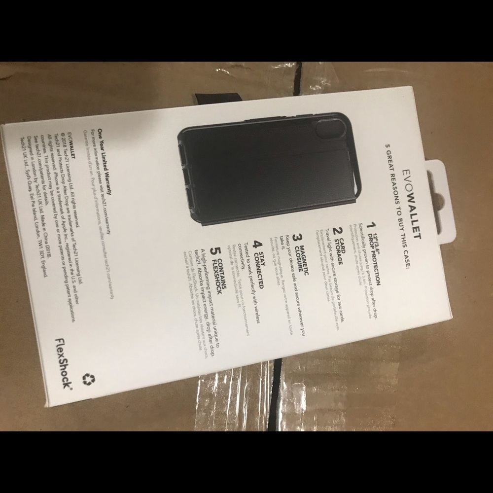 Tech21 iPhone XS Max flexshock drop protection